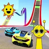 Sprunki Stunt Driving Simulator - Extreme Racing Game