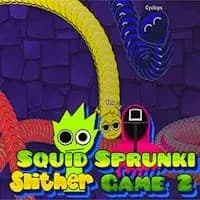 Squid Sprunki Slither Game 2 - Multiplayer Snake Battle